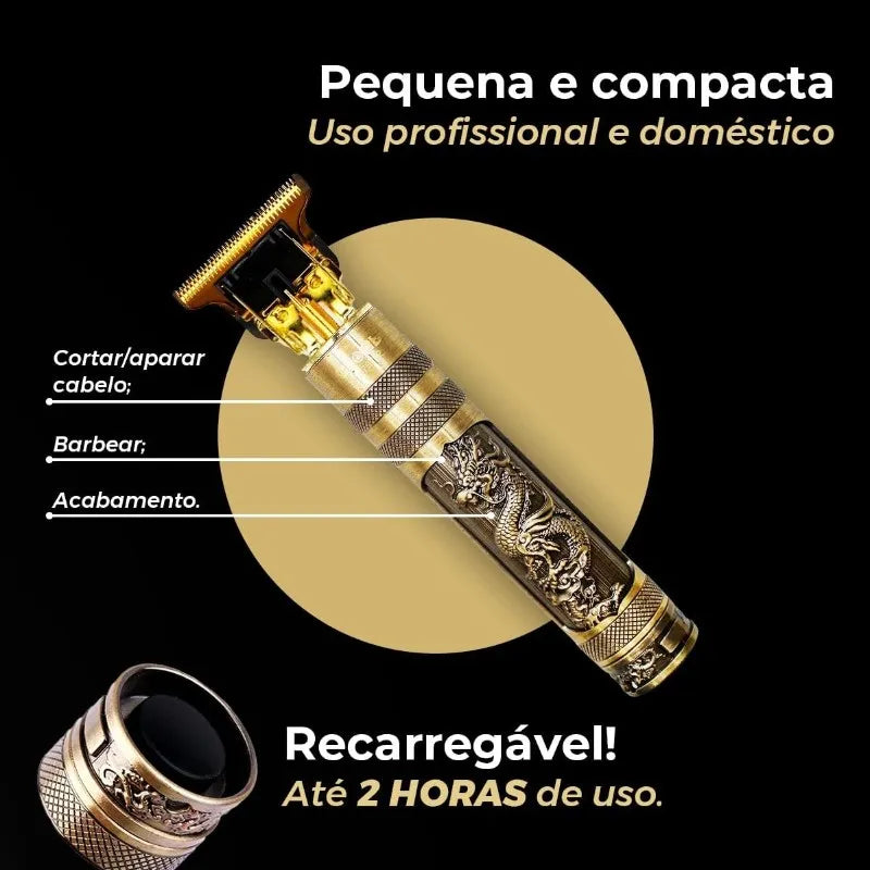 Máquina de corte de cabelo masculino com design aleatório elétrico profissional