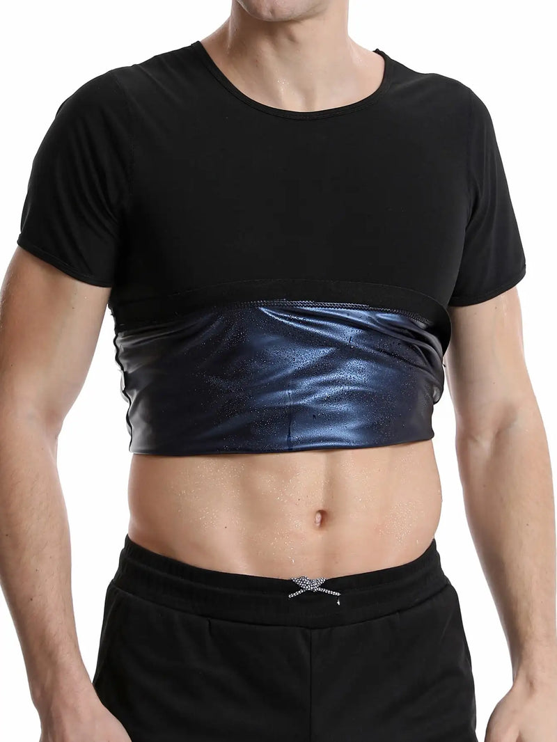 Camisa de sauna masculina - modelador