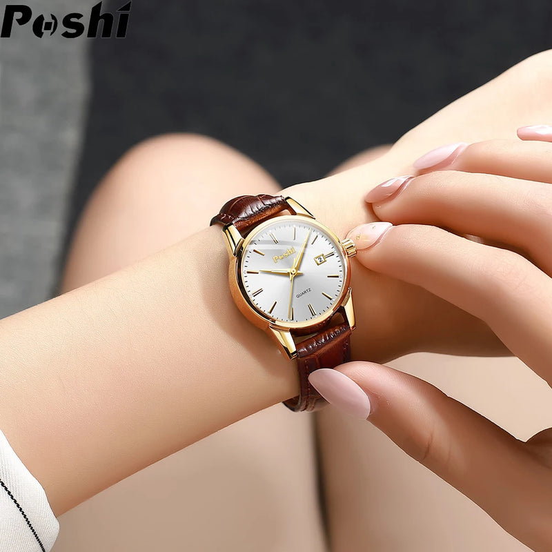 Lindo POSHI Fashion Watch para mulheres PODEROSAS